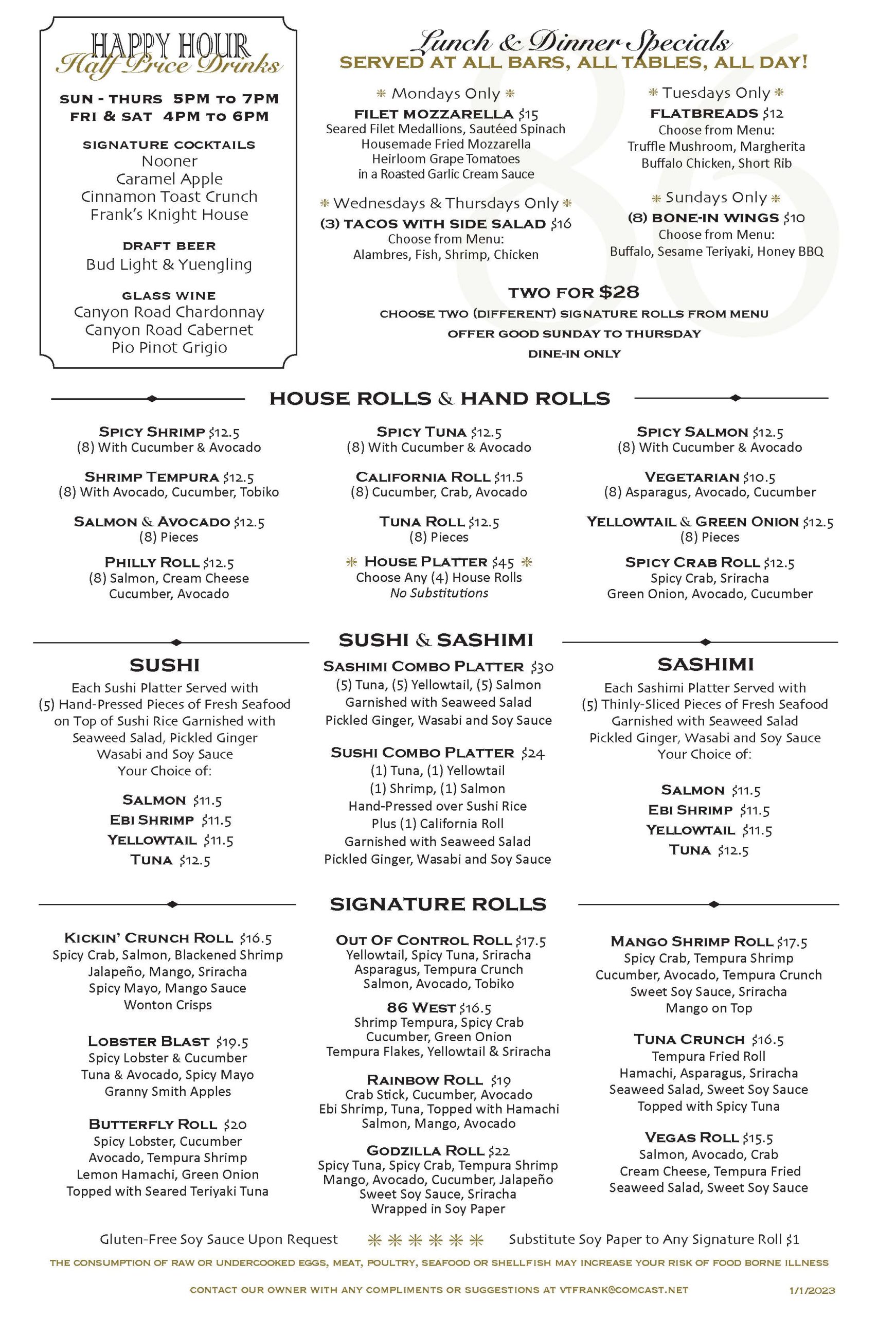 86West Food Menu_Fall_Winter2023_Specials_Page_2
